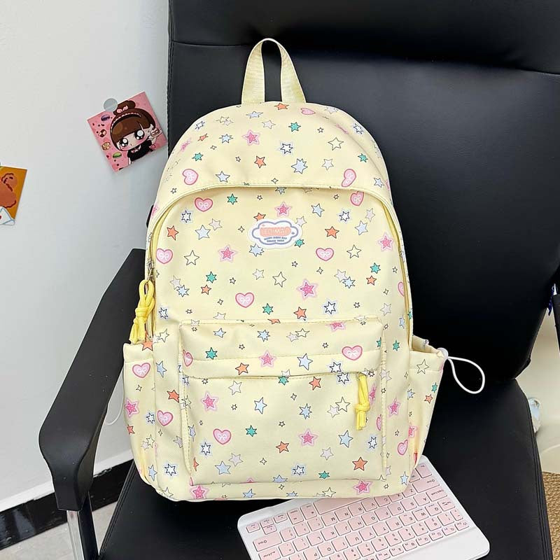 Playful Star-Print Backpack Stornfield