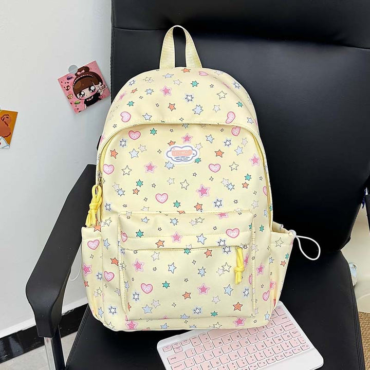 Playful Star-Print Backpack Stornfield