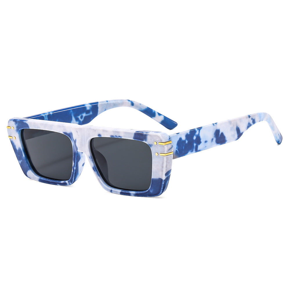 Women's fashionable square sunglasses with shiny accents Stornfield