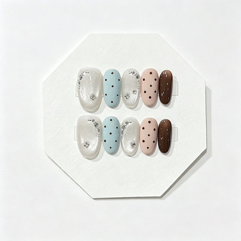 Luxury Decorative Press-On Nail Set Stornfield