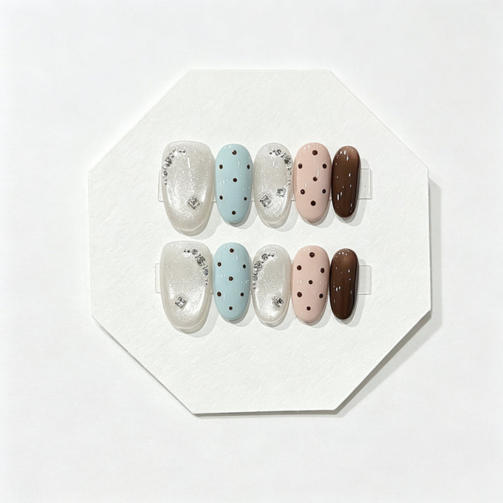 Luxury Decorative Press-On Nail Set Stornfield