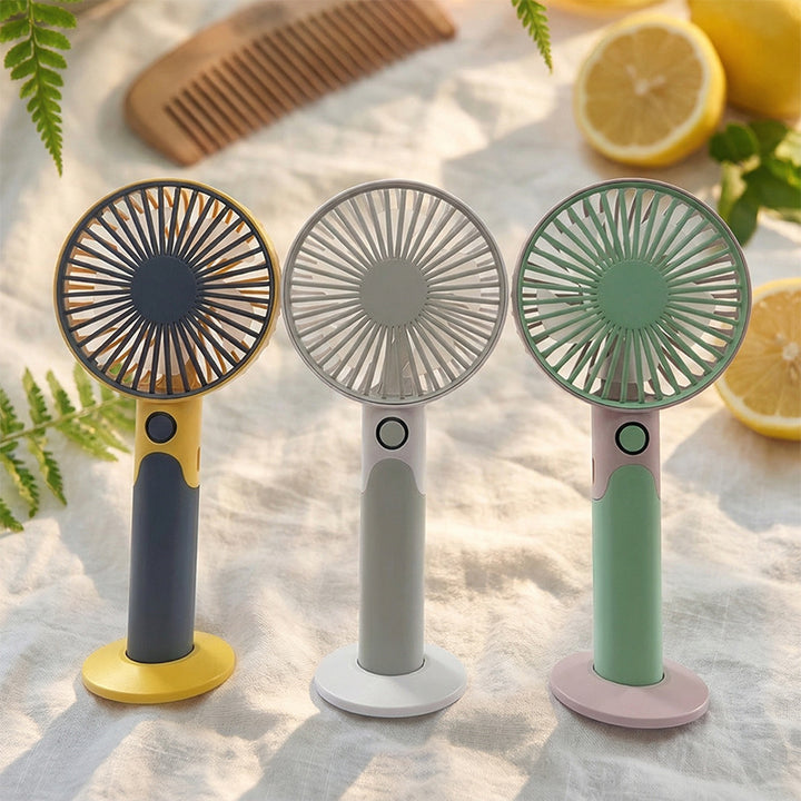 Ladies portable cooling fan with adjustable tilt angle Stornfield