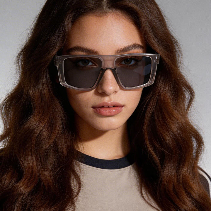 Women oversized geometric sunglasses Stornfield