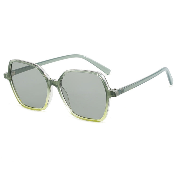 Women's oversized sunglasses with modern, transparent frame Stornfield