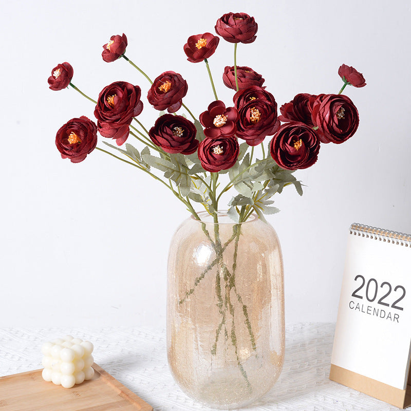Artificial Velvet Flower Stem Arrangement