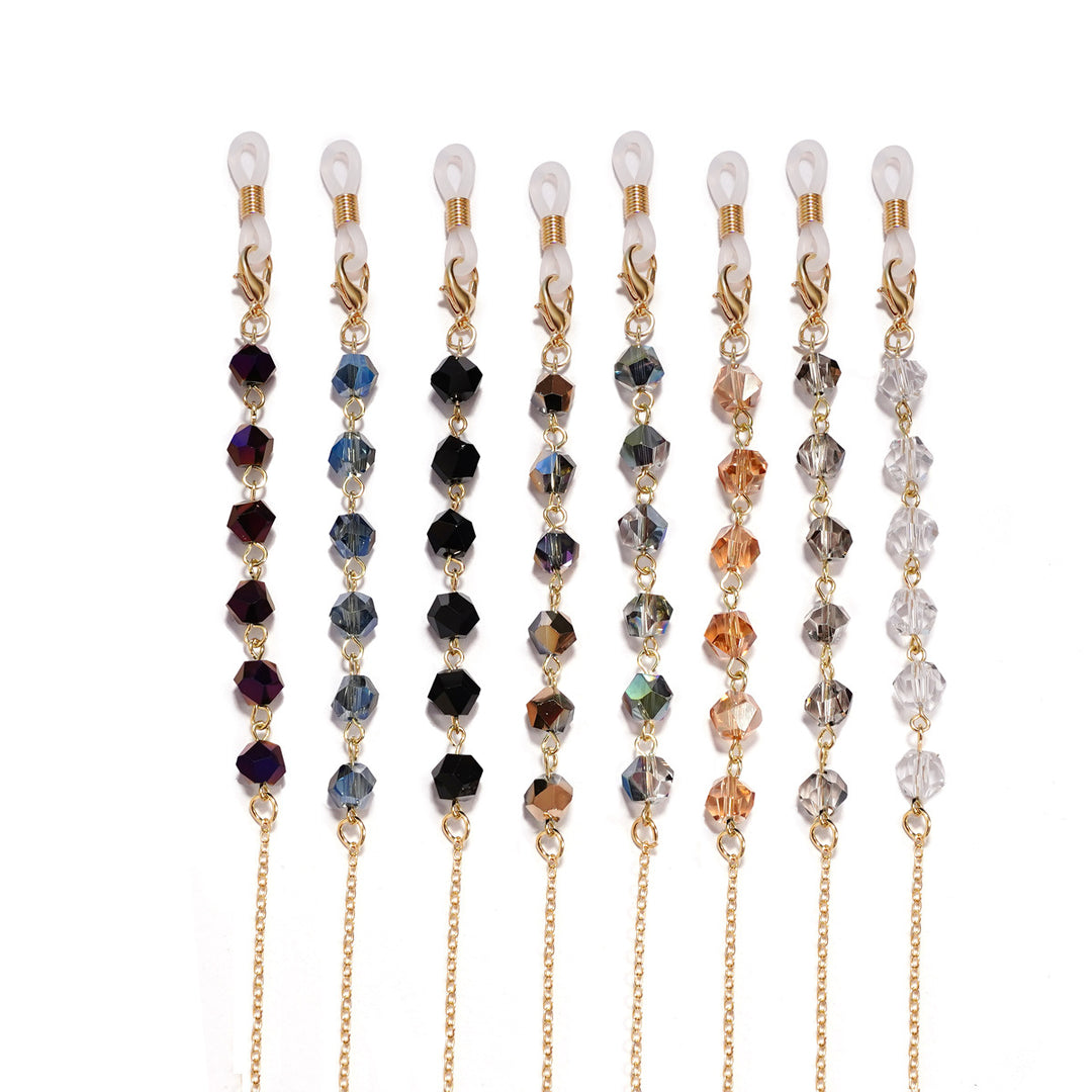Elegant Crystal Beaded Glasses Chain Stornfield