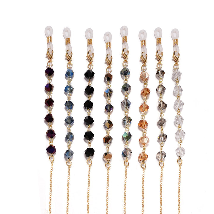 Elegant Crystal-Studded Eyewear Chain Stornfield