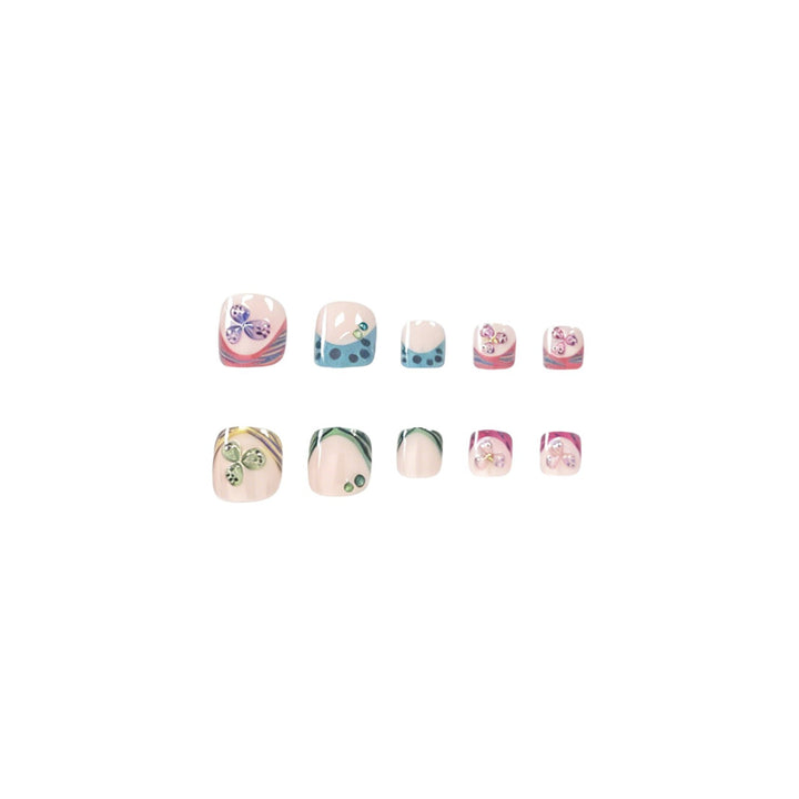 Floral-Inspired Acrylic Nail Art Enhancements Stornfield