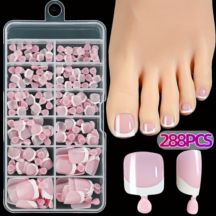 Deluxe Press-On Pedicure Kit Stornfield