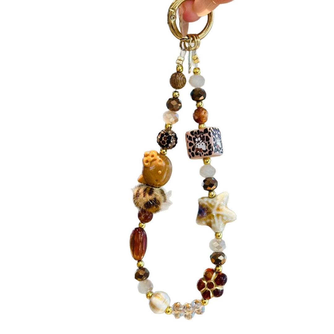 Decorative Beaded Charm Keychain Stornfield 1790135274
