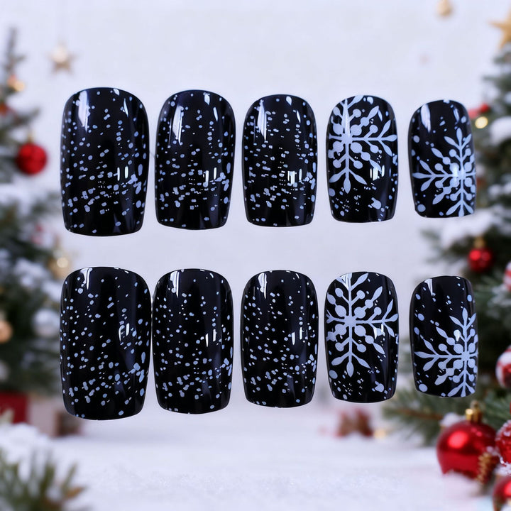 Festive Winter Nail Art Stornfield