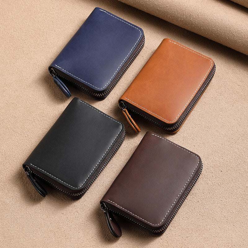 Premium Zippered Multi-Card Wallet
