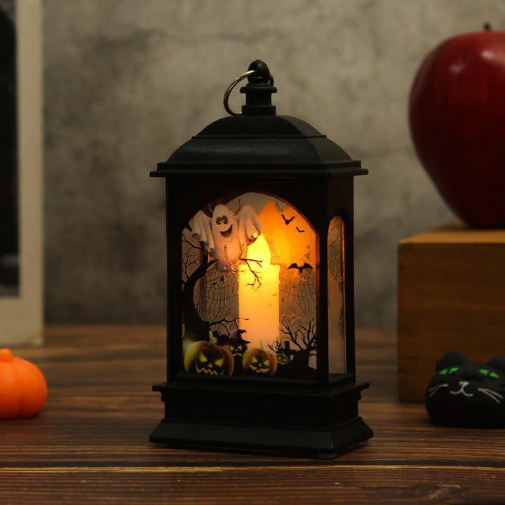 Nostalgic Lantern with Halloween Motif Stornfield