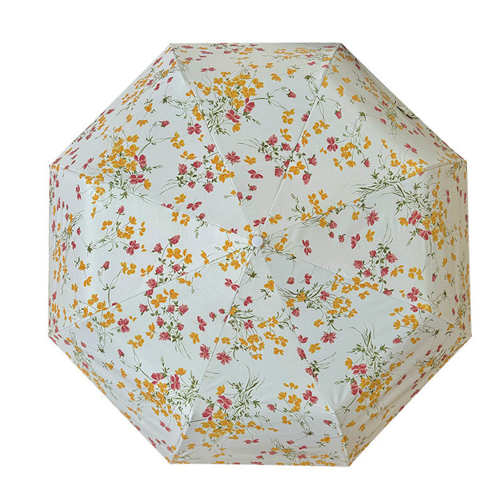 Women Foldable Sunshade with Flower Design Stornfield