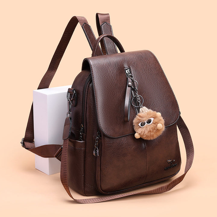 Stylish Multi-Function Leather Backpack Stornfield
