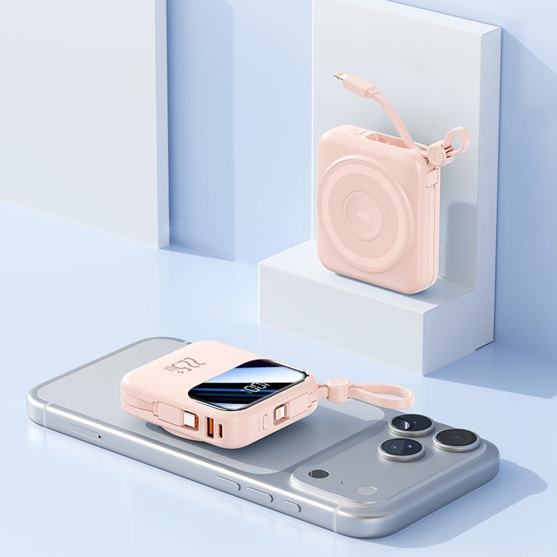 Portable power bank with innovative cable management system and fast charging function Stornfield