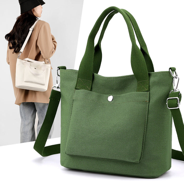 Compact Multi-Functional Canvas Handbag Stornfield
