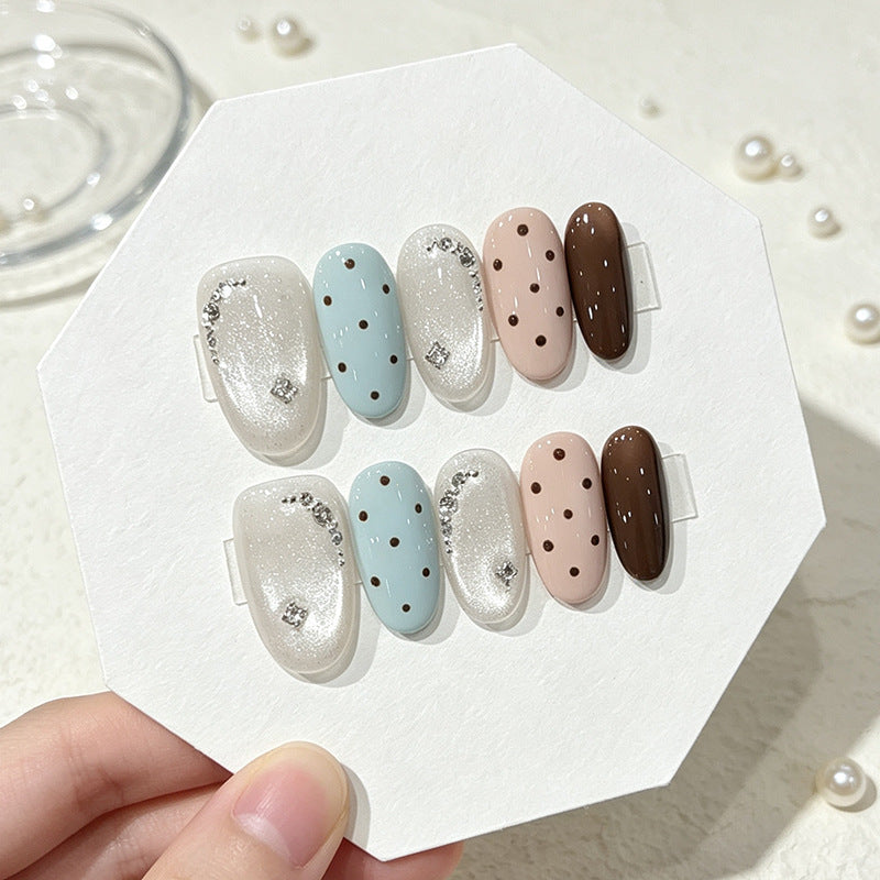 Luxury Decorative Press-On Nail Set Stornfield