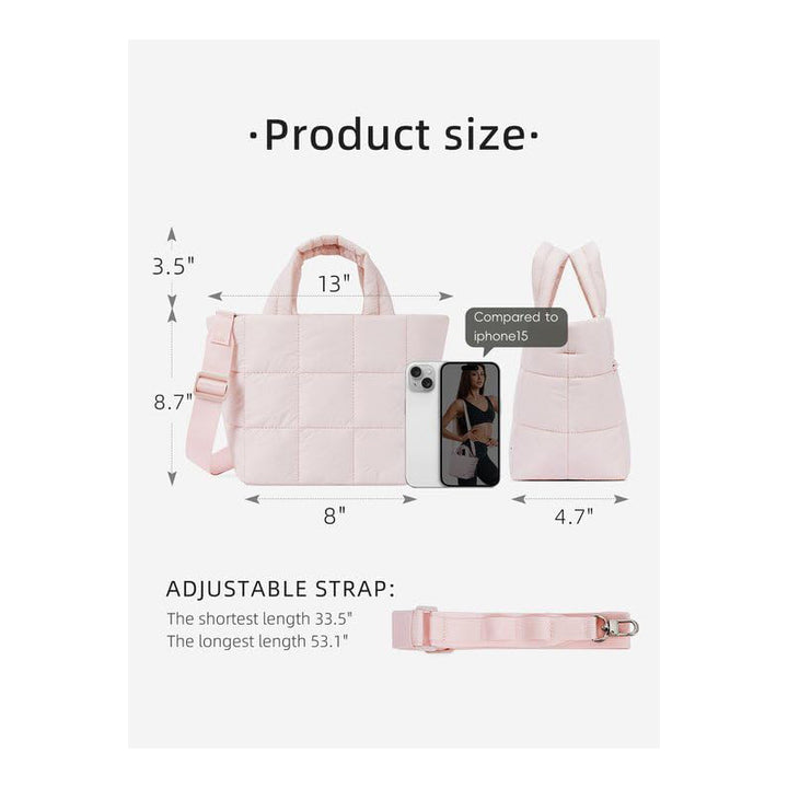 Fashionable quilted handbag Stornfield