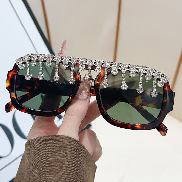 Glamorous Crystal-Embellished Sunglasses Stornfield