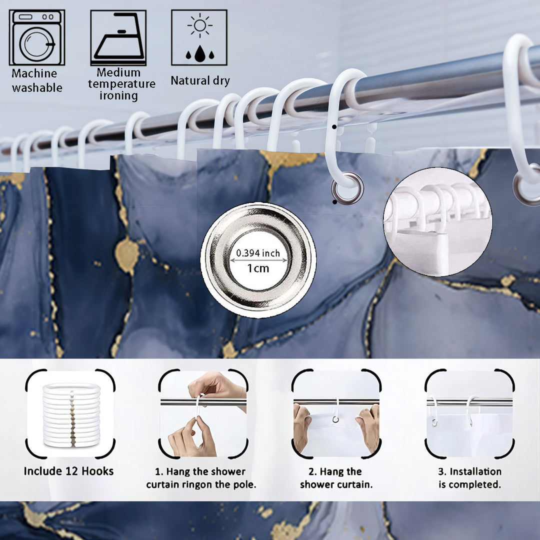Digital Floral Theme Bathroom Décor Set Stornfield
