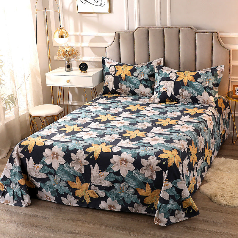 Floral Patterned Bed Cover Set