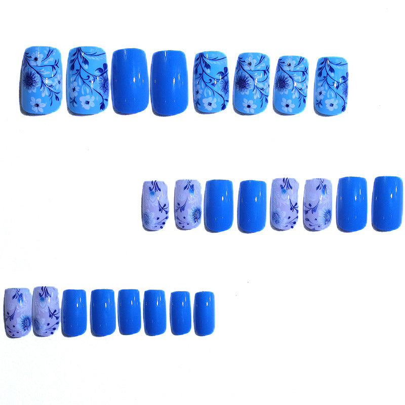 Floral Design Press-On Nails Stornfield