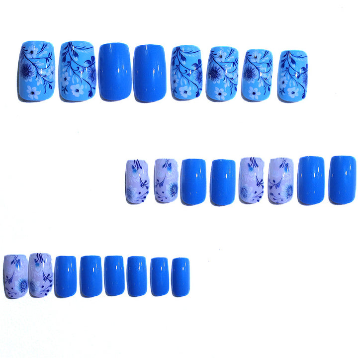 Floral Design Press-On Nails Stornfield