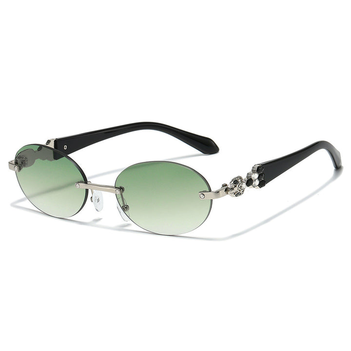 Fashion-Forward Decorative Oval Sunglasses Stornfield
