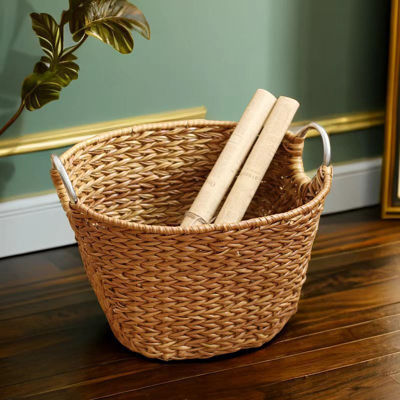 Rustic Woven Laundry Hamper Stornfield