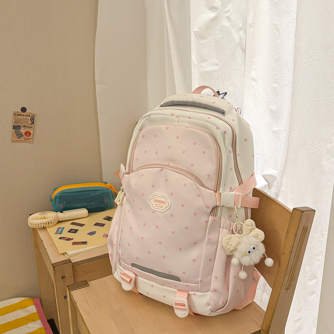 Star-Embellished Ergonomic Backpack Stornfield