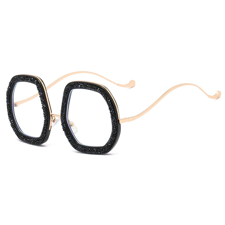 Ladies extravagant sunglasses with sparkling frame Stornfield