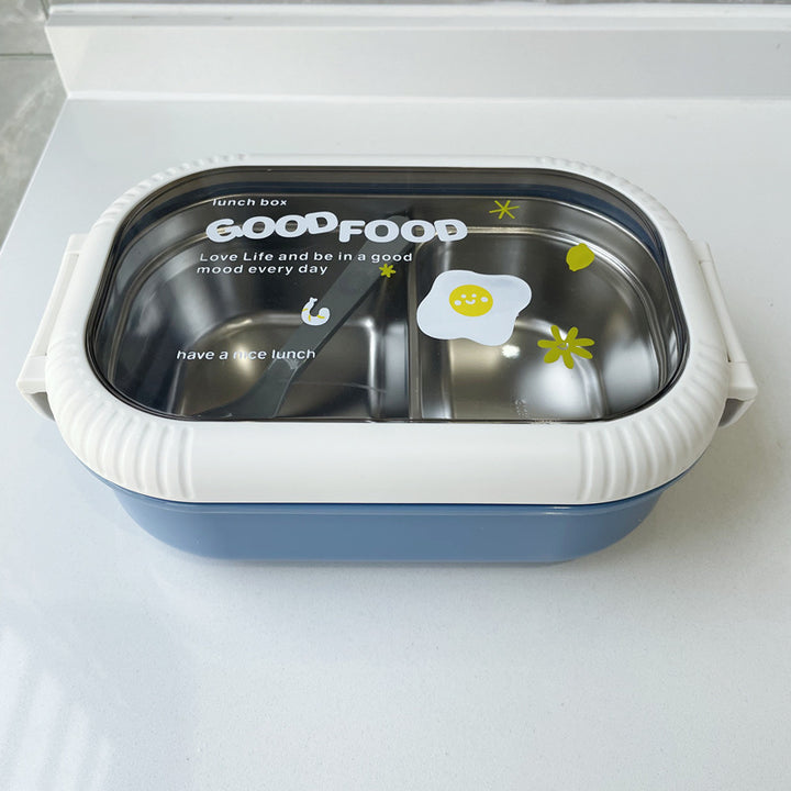 Dual-Compartment Food Storage Container