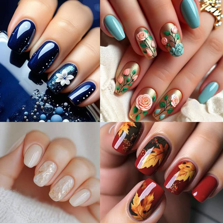 Artificial nails in elegant French tip design Stornfield