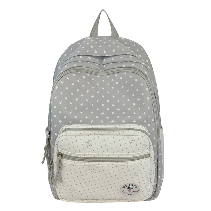 Star-Patterned Multi-Compartt Backpack Stornfield