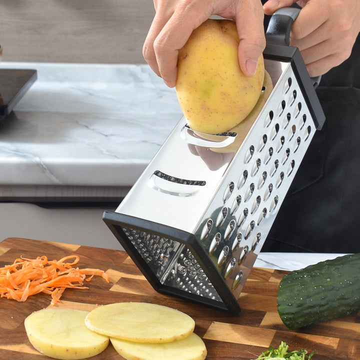 Multifunctional kitchen grater with safety handles Stornfield