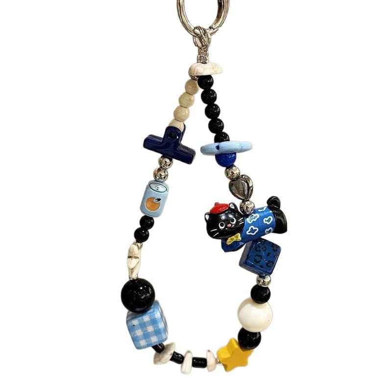 Decorative Beaded Charm Keychain Stornfield 1790135273