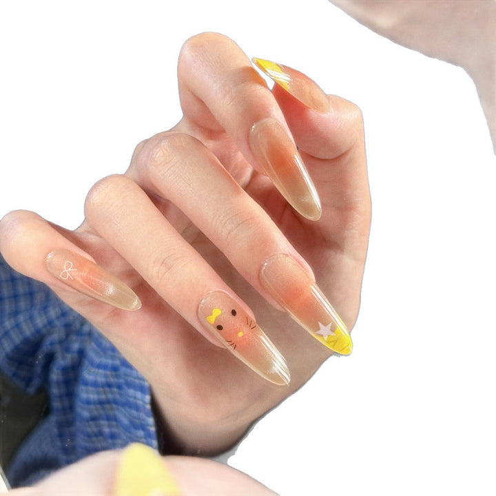 Artificial nails with Playful Design Stornfield