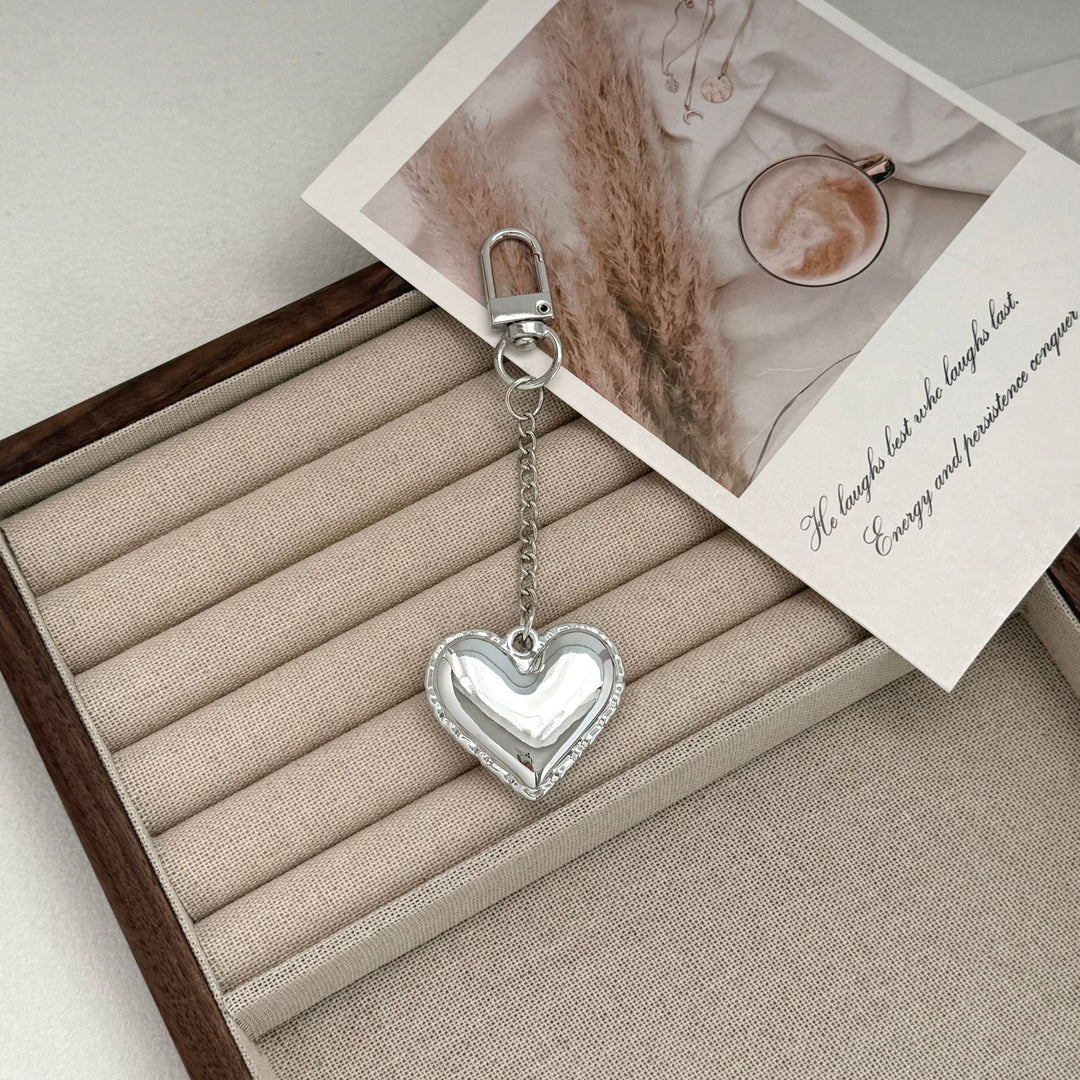Heart-Shaped Metal Keychain Stornfield