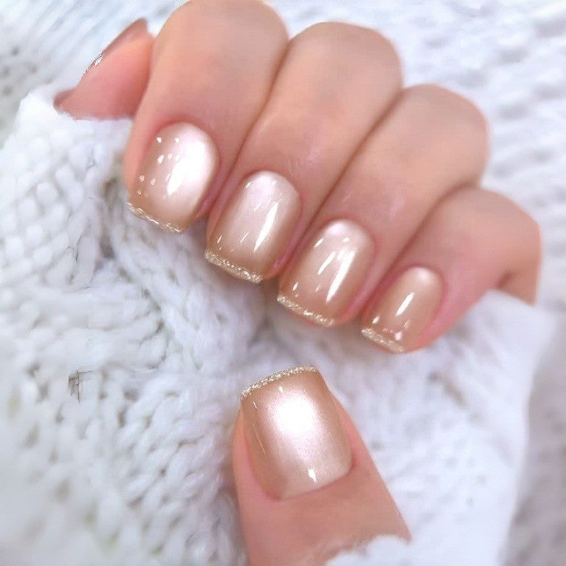 Elegant Glossy Ombre Press-On Nails Stornfield