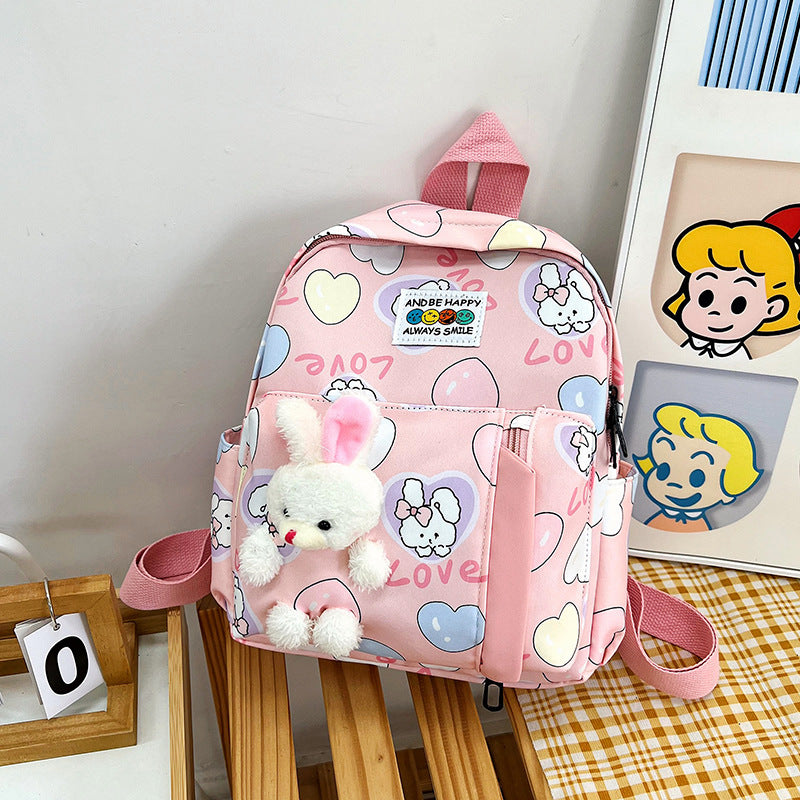 Cute Plush Bunny-Themed Mini Backpack Stornfield