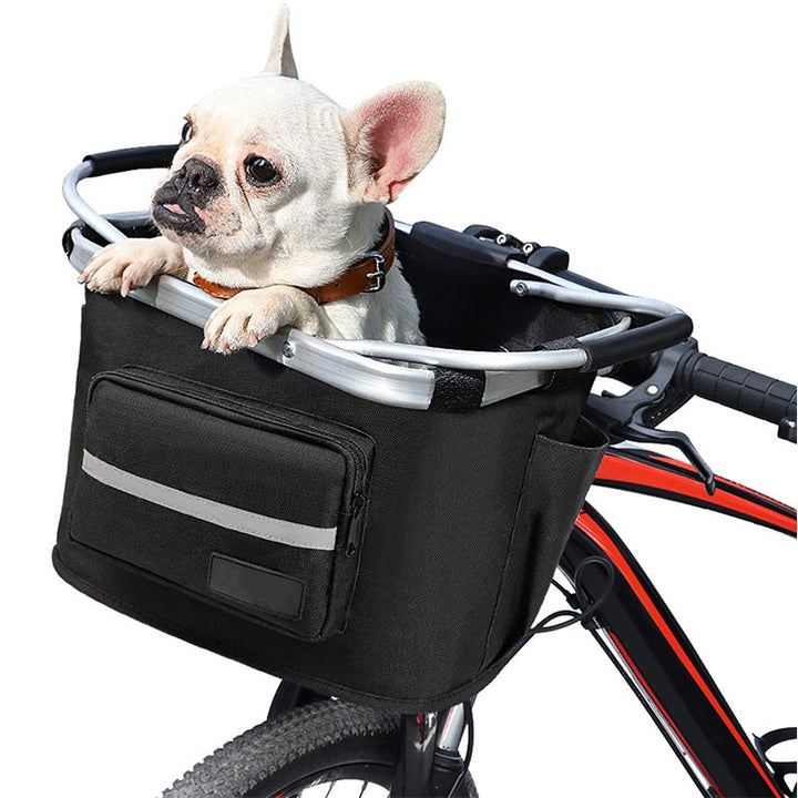 removable durable pet bike basket with aluminum frame Stornfield