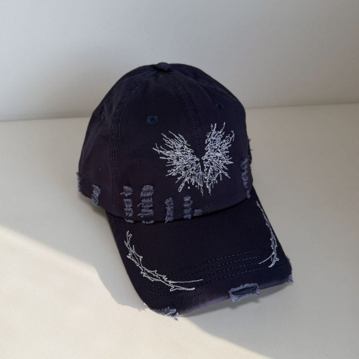Women's Distressed Graphic Snapback Cap Stornfield