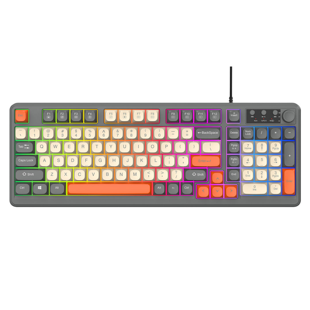 Wired RGB Gaming Keyboard and Precision Gaming Mouse Stornfield