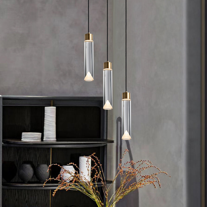 Elegant Cylindrical Pendant Light
