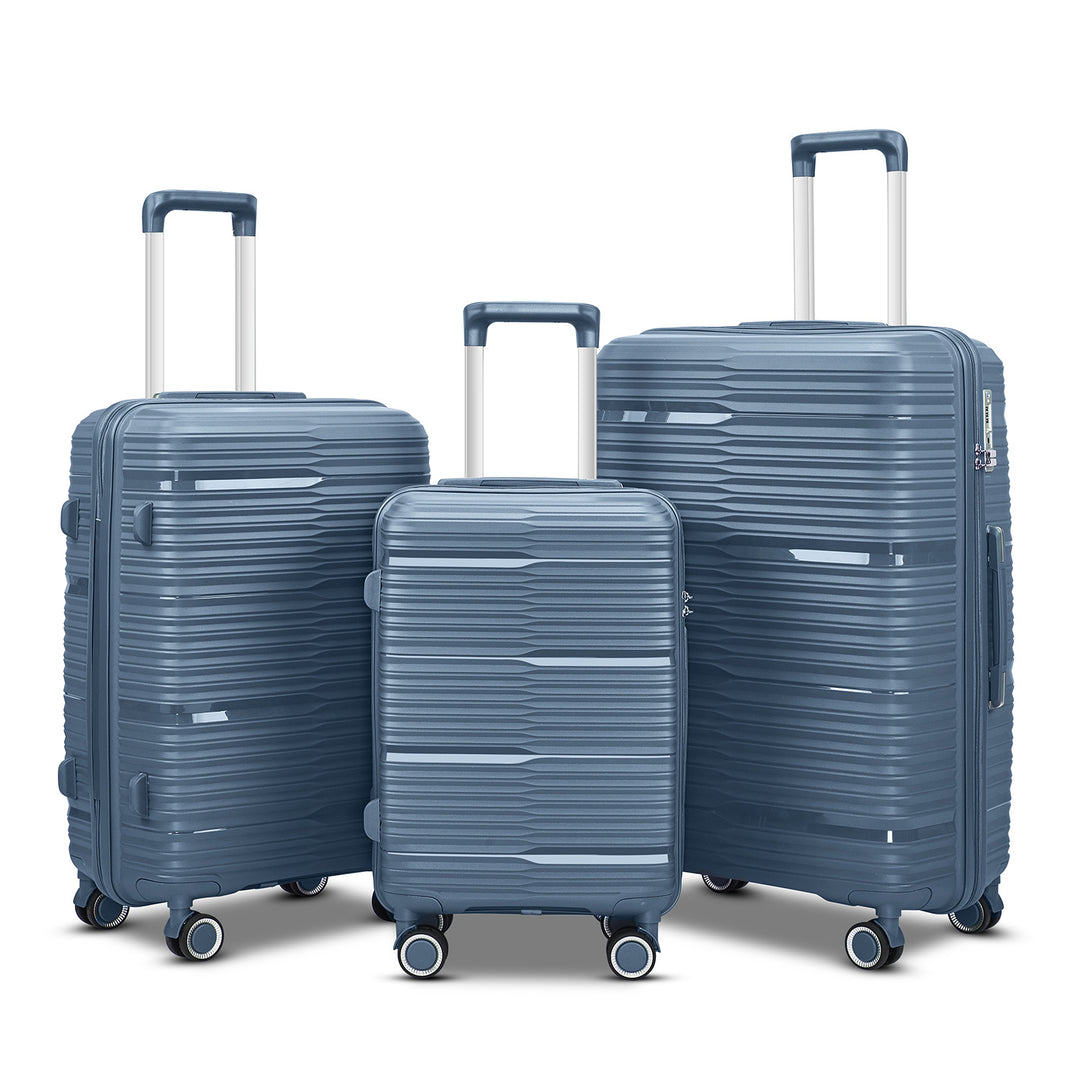 Women's Stylish Textured Hard Shell Luggage Set Stornfield