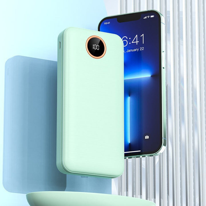 Portable power bank with intelligent fast charging and digital display Stornfield