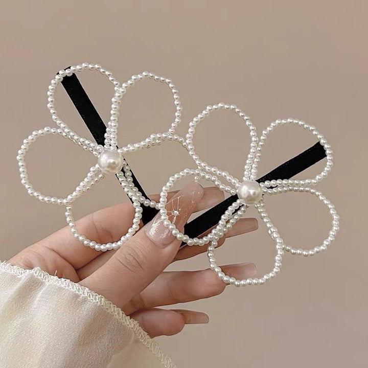 Headband with bead flowers Stornfield
