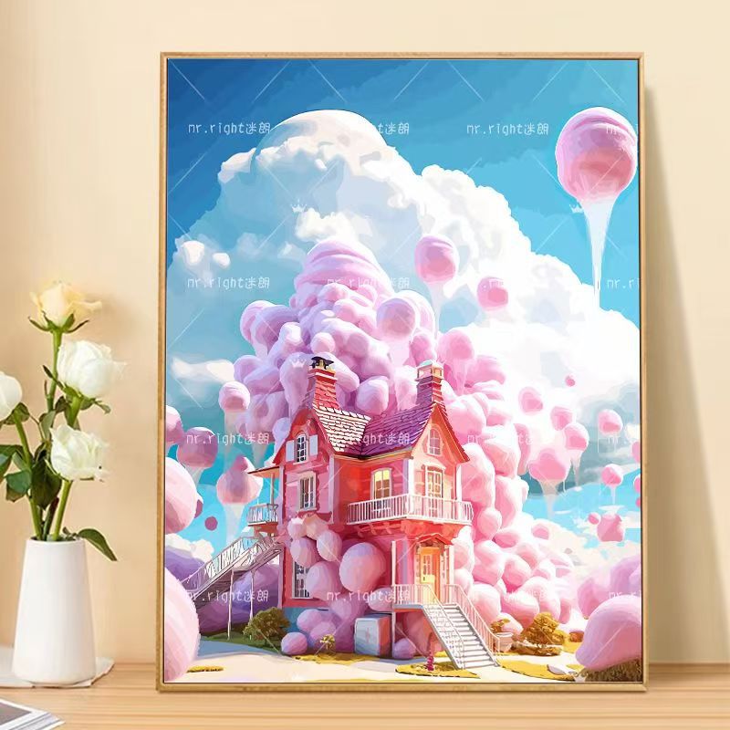 Whimsical Fantasy Landscape Art Canvas Stornfield