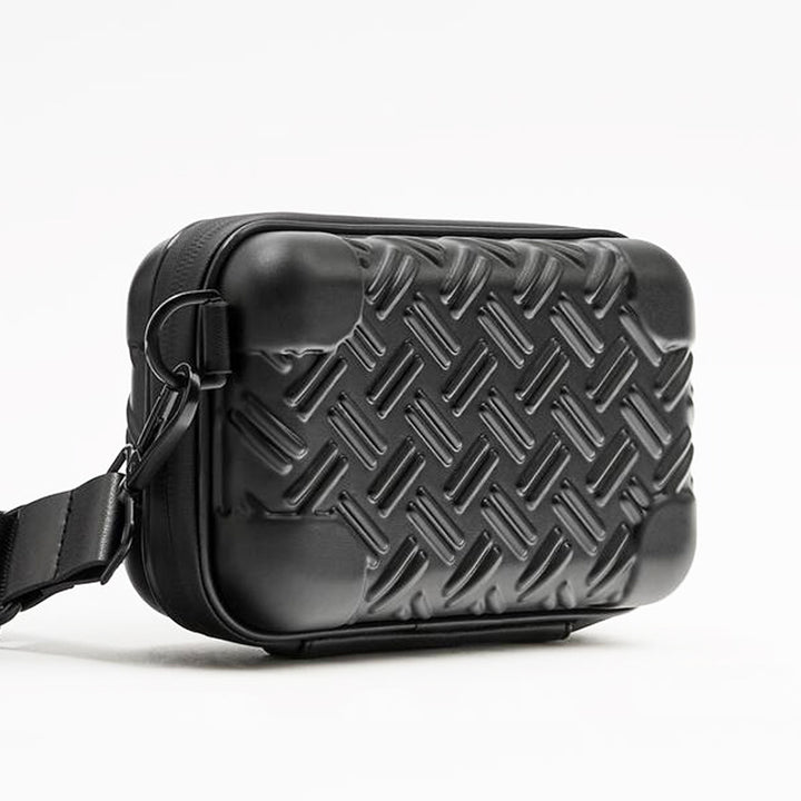 Unisex Textured Hard Shell Crossbody Bag Stornfield